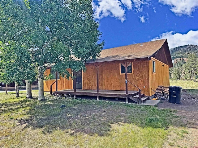 152 Conifer Dr, South Fork, CO 81154 - view of side of home featuring a mountain view