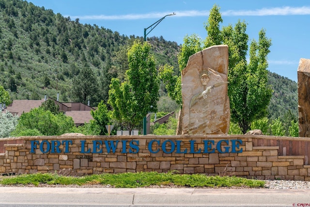 1100 Goeglein Gulch Rd Unit 171, Durango, CO 81301 - community sign with a view of trees