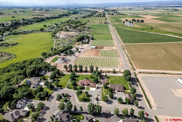 1734 Dry Creek Cir, Delta, CO 81416 - aerial overview of property's location featuring rural landscape and farmland