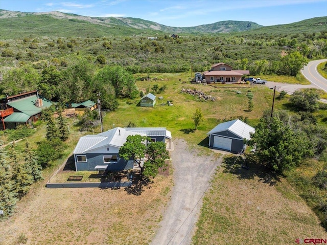 21932 2225th Rd, Cedaredge, CO 81413 - view from above of property with mountains