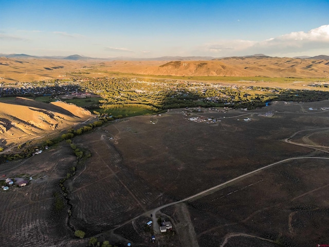 825 County Road 17, Gunnison, CO 81230 - aerial view of property and surrounding area with a mountainous background