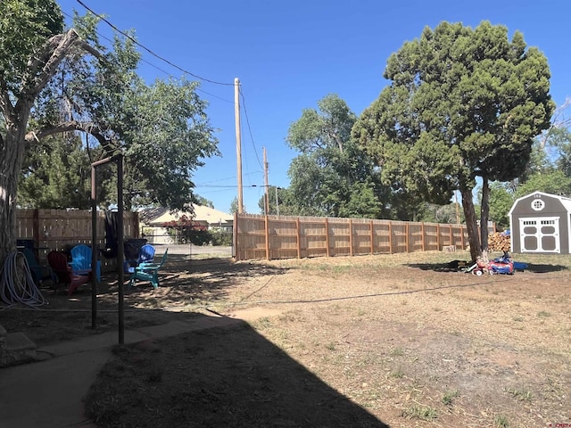 537 N Colorado Ave, Dove Creek, CO 81324 - view of yard featuring a shed