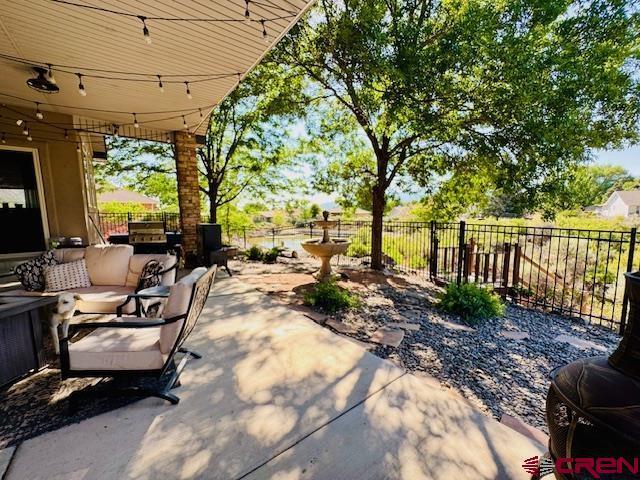 1490 SE Fairway Dr, Cedaredge, CO 81413 - view of patio with outdoor lounge area