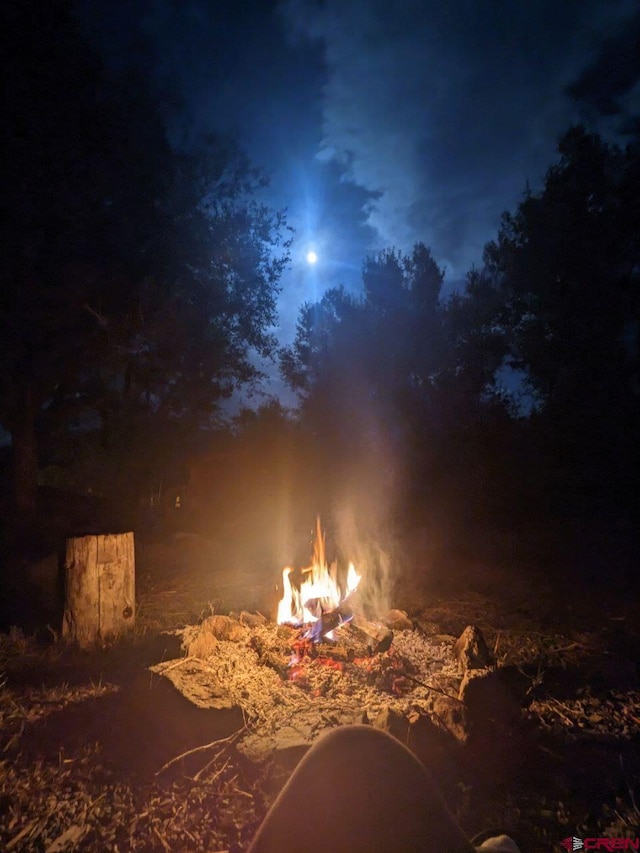 16242 Farmers Mine Rd, Paonia, CO 81428 - exterior view of a fire pit