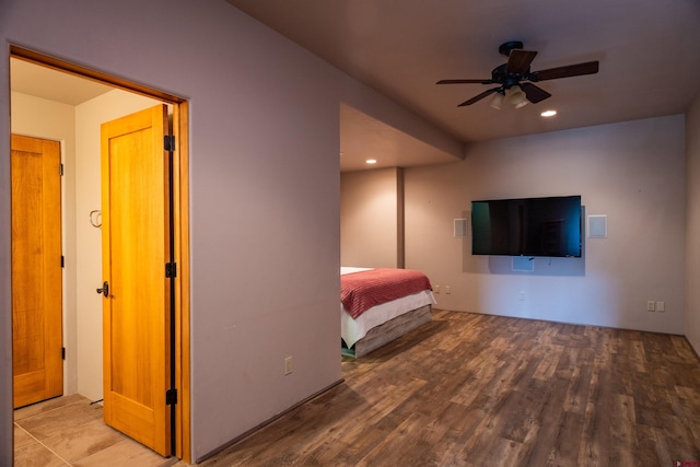 570 Jenkins Ranch Rd, Durango, CO 81301 - bedroom featuring wood finished floors and recessed lighting
