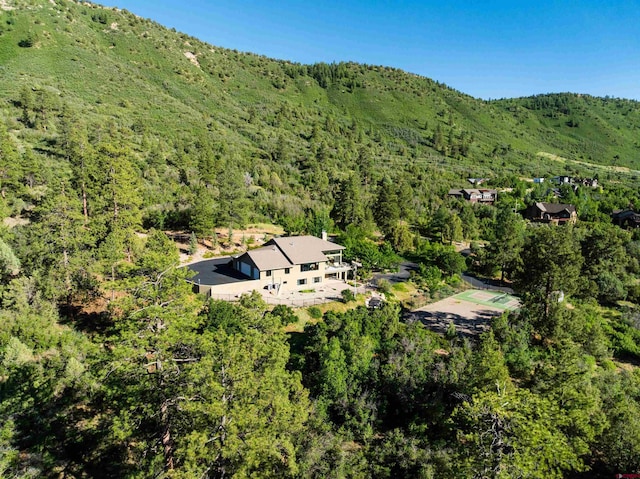 570 Jenkins Ranch Rd, Durango, CO 81301 - aerial view of property and surrounding area featuring a mountainous background
