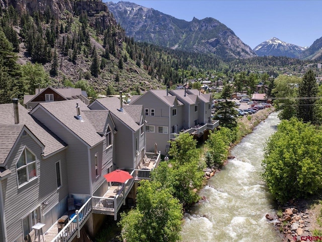 1254 Champ Ln, Ouray, CO 81427 - aerial view of a mountainous background