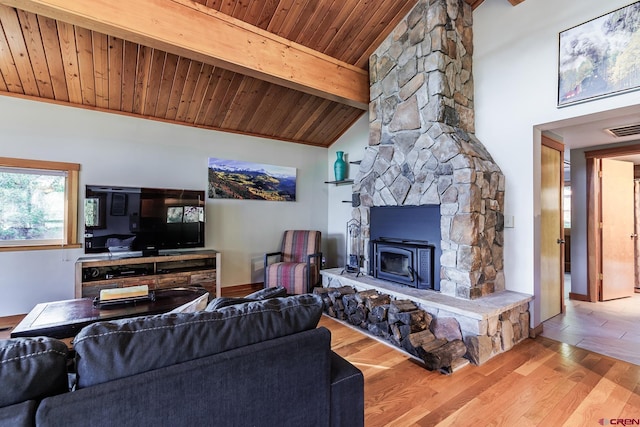 9 Los Ranchitos Dr, Durango, CO 81301 - living room with wood ceiling and wood finished floors