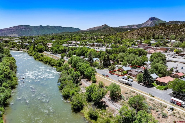 111 E 31st St, Durango, CO 81301 - aerial view of residential area with a mountain backdrop