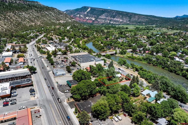 111 E 31st St, Durango, CO 81301 - drone / aerial view of a water and mountain view