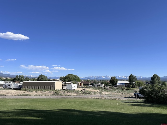 1885 Nichols Way, Montrose, CO 81401 - view of green lawn featuring a mountain view