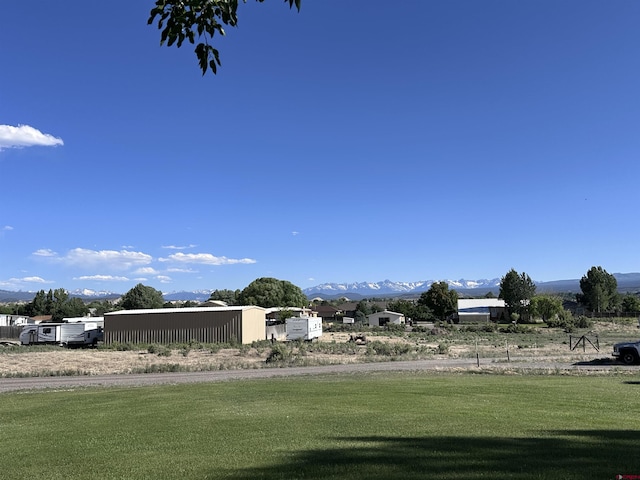 1885 Nichols Way, Montrose, CO 81401 - view of grassy yard with a mountain view