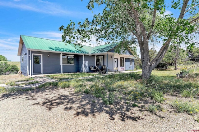 18796 Rd 25, Dolores, CO 81323 - view of front of house featuring a metal roof