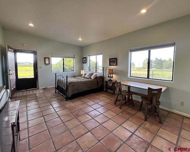 18173 Rd 22, Cortez, CO 81321 - bedroom featuring recessed lighting and light tile patterned flooring