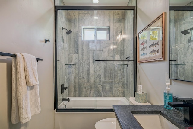 791 Antelope Ave, Pagosa Springs, CO 81147 - full bathroom with vanity and enclosed tub / shower combo