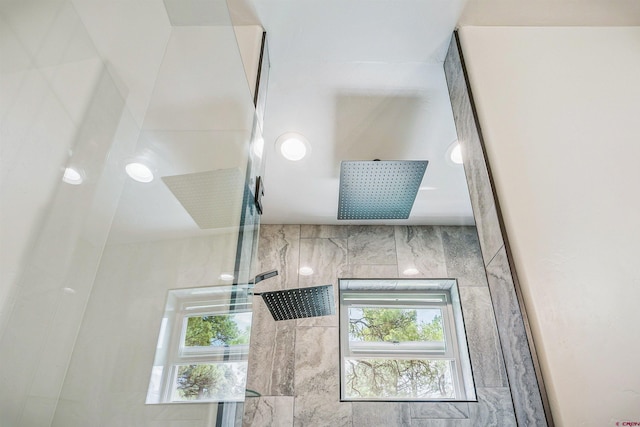 791 Antelope Ave, Pagosa Springs, CO 81147 - interior space with tiled shower and plenty of natural light