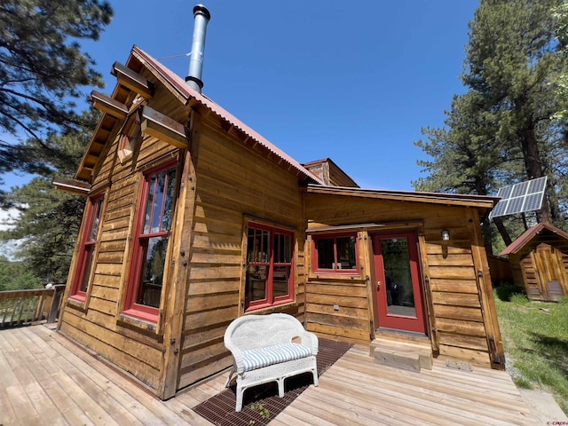 515 Bristol Rd, Placerville, CO 81430 - view of deck
