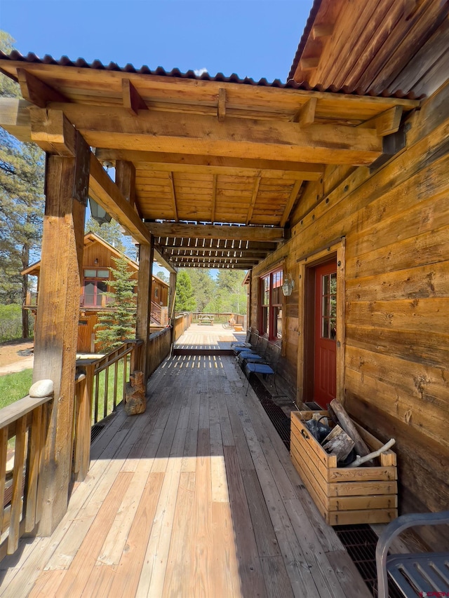 515 Bristol Rd, Placerville, CO 81430 - view of deck