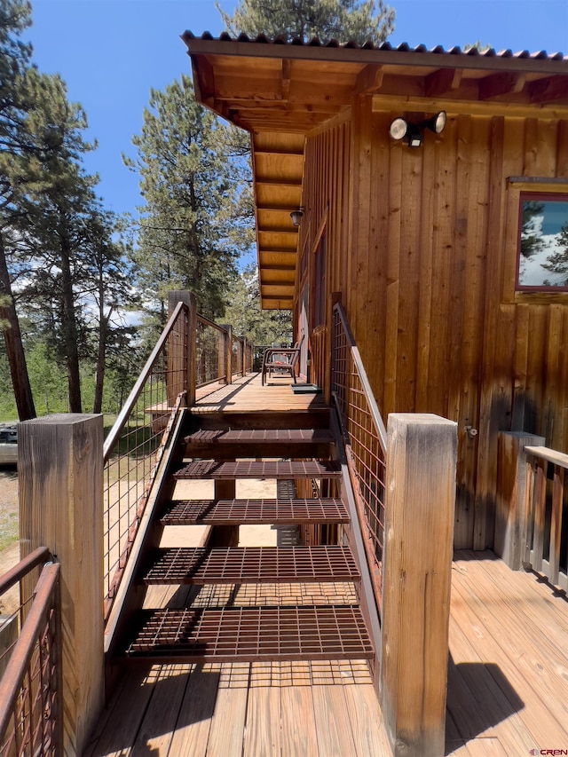 515 Bristol Rd, Placerville, CO 81430 - view of wooden deck