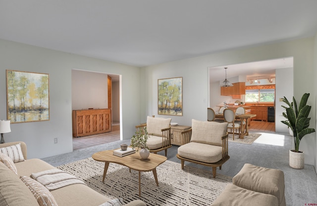 678 N Lakeside Dr, Durango, CO 81303 - living area with light carpet