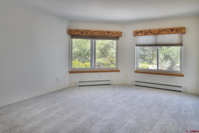 678 N Lakeside Dr, Durango, CO 81303 - spare room with baseboard heating and carpet