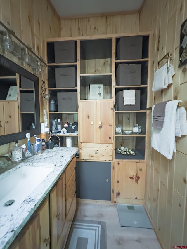27126 Road R, Dolores, CO 81323 - bathroom featuring wood finished floors and vanity