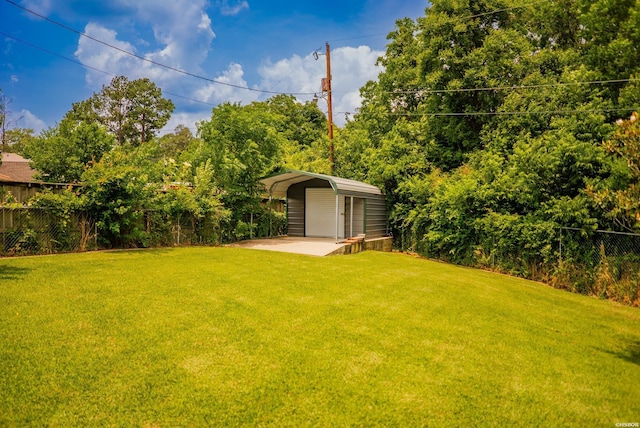 114 Roy Cir, Monticello, AR 71655 - view of yard featuring a detached carport