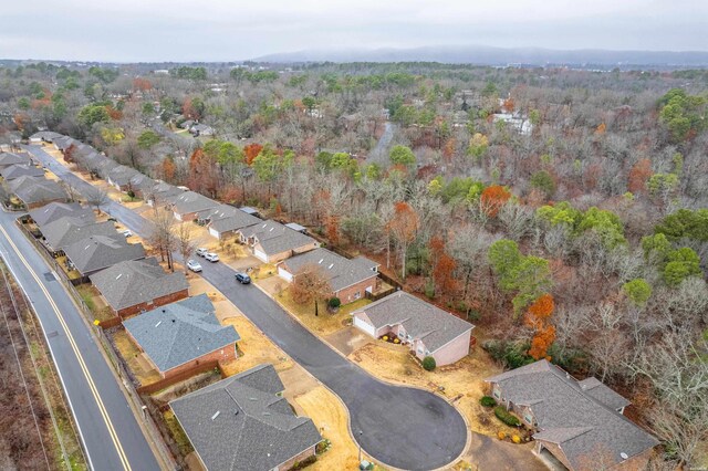 birds eye view of property featuring a residential view