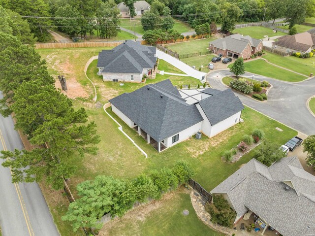 birds eye view of property featuring a residential view