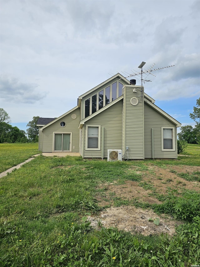 161 Funderburg Rd, Mineral Springs, AR 71851 - back of property with ac unit