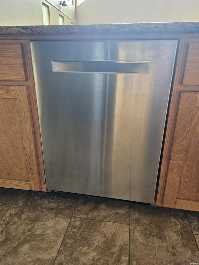 161 Funderburg Rd, Mineral Springs, AR 71851 - room details with stainless steel dishwasher and brown cabinetry