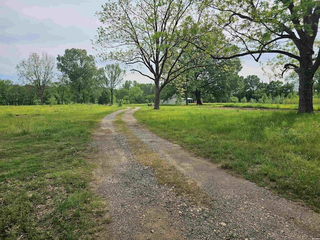 161 Funderburg Rd, Mineral Springs, AR 71851 - view of road with a forest view and driveway