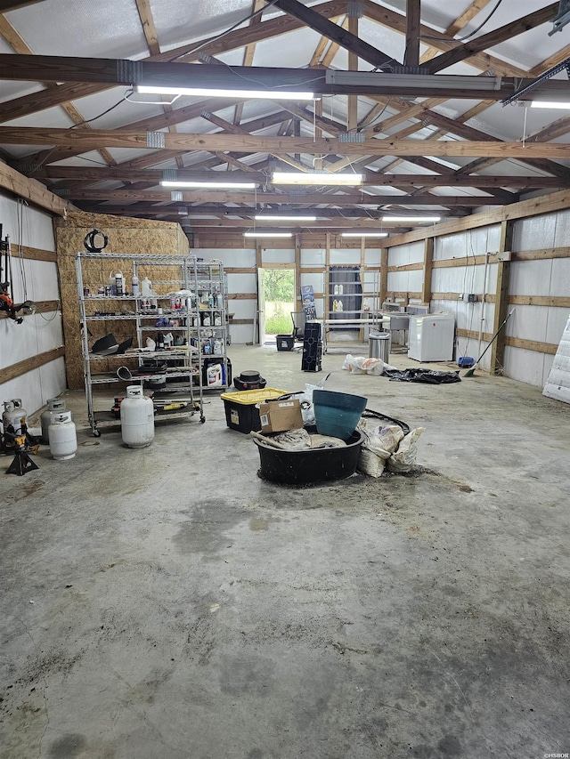 161 Funderburg Rd, Mineral Springs, AR 71851 - garage featuring washer / clothes dryer
