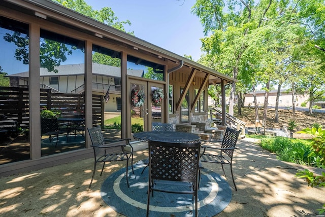 view of patio