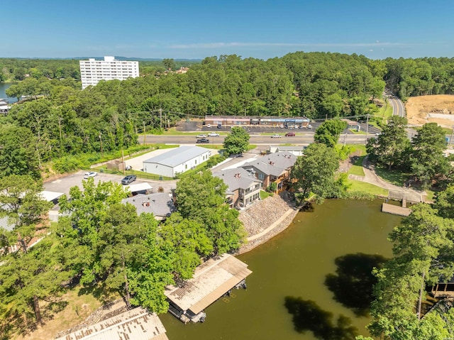 1201 Airport Rd Unit D-14, Hot Springs, AR 71913 - bird's eye view of a nearby body of water and a forest