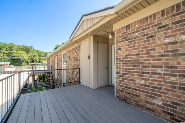 1201 Airport Rd Unit D-14, Hot Springs, AR 71913 - view of deck