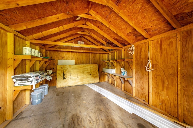 view of storage