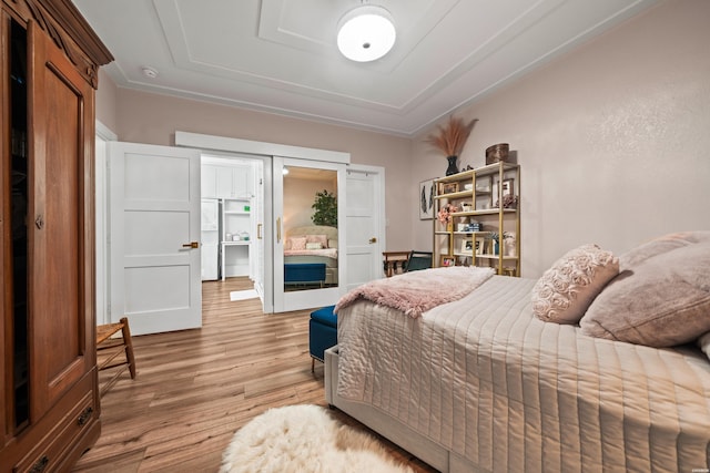 126 Chambers Pt Unit E, Hot Springs, AR 71913 - bedroom featuring light wood-style flooring