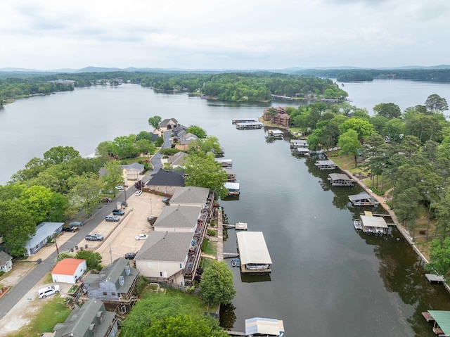 126 Chambers Pt Unit E, Hot Springs, AR 71913 - aerial view with a water view