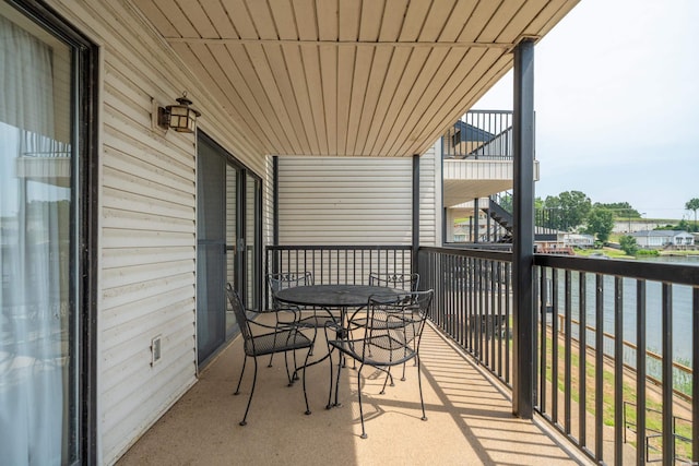 5371 Central Ave Unit 6H, Hot Springs, AR 71913 - balcony with a water view