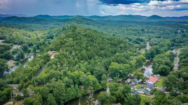 415 Gold Nugget Loop, Hot Springs, AR 71913 - aerial view of a water and mountain view and a forest