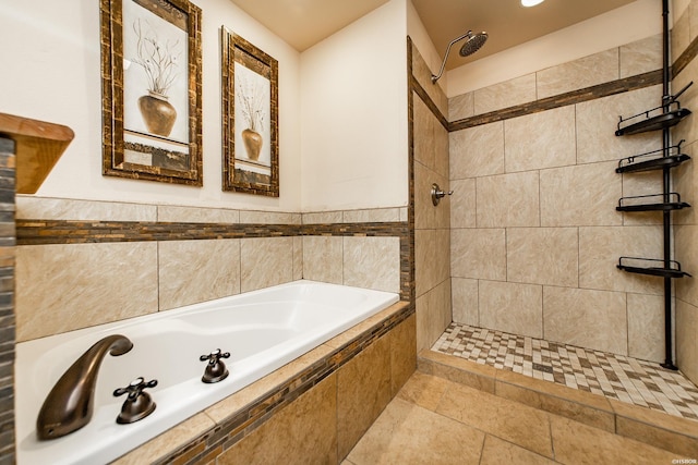 415 Gold Nugget Loop, Hot Springs, AR 71913 - full bath with a garden tub and a tile shower
