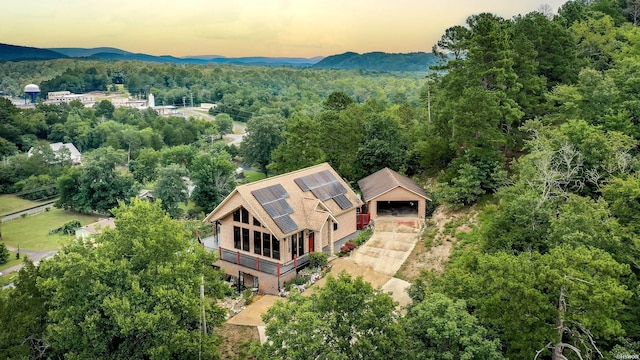 415 Gold Nugget Loop, Hot Springs, AR 71913 - aerial view at dusk of a forest view and a mountain view