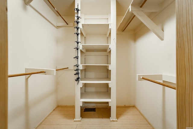 415 Gold Nugget Loop, Hot Springs, AR 71913 - spacious closet with wood finished floors