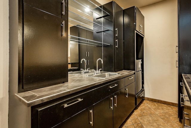 415 Gold Nugget Loop, Hot Springs, AR 71913 - kitchen with light tile patterned floors and stainless steel countertops