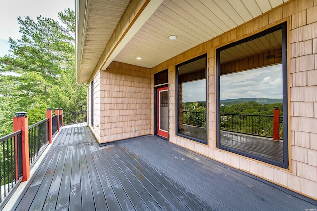 415 Gold Nugget Loop, Hot Springs, AR 71913 - view of wooden terrace