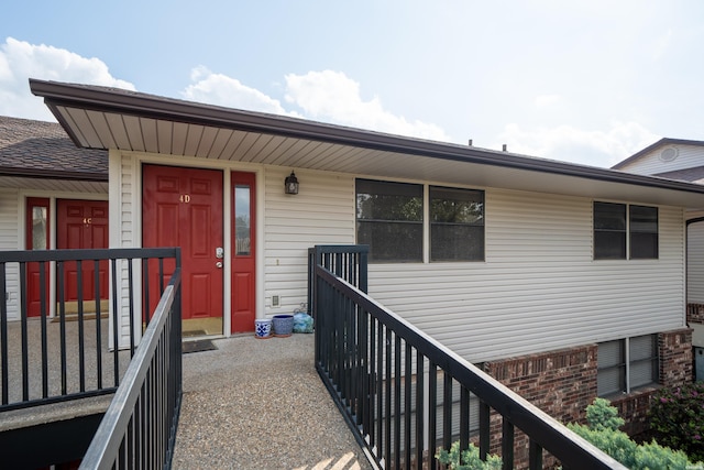 view of property entrance