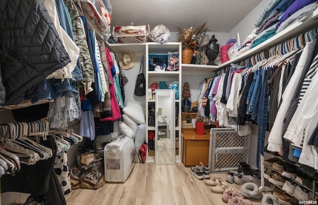 200 Cole Pl, Hot Springs, AR 71901 - spacious closet featuring wood finished floors and heating unit
