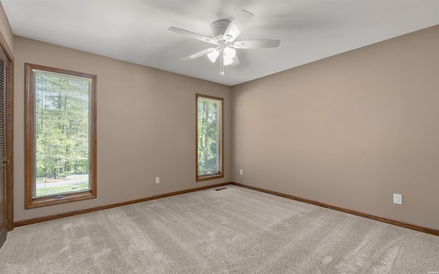 5 Arga Pl, Hot Springs, AR 71909 - carpeted empty room with baseboards and ceiling fan