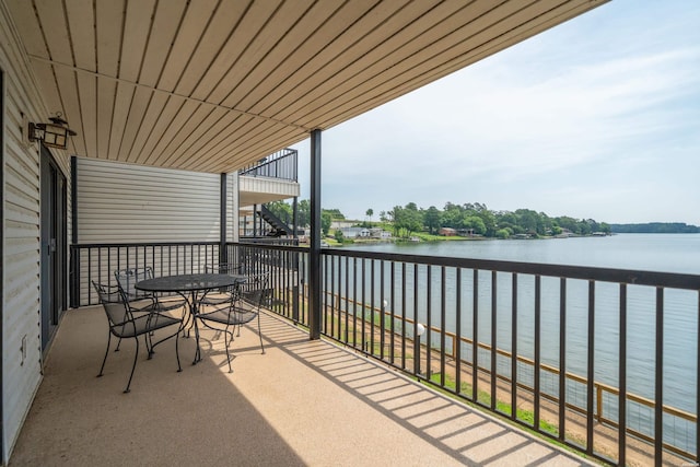 5371 Central Ave Unit 6E, Hot Springs, AR 71913 - balcony featuring a water view